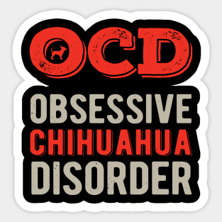 Funny Chihuahua Dog Lover Sticker